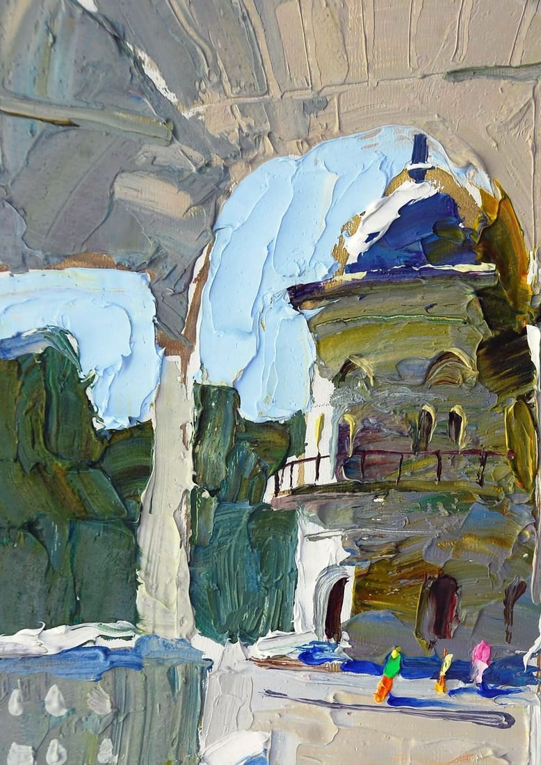 Oil painting Sunny summer day Egor Ktpatunov - 2