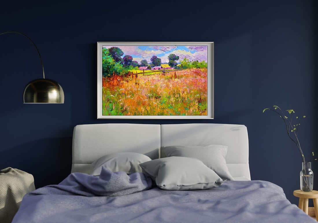 Oil painting Gremyach village Boris Serdyuk - 2