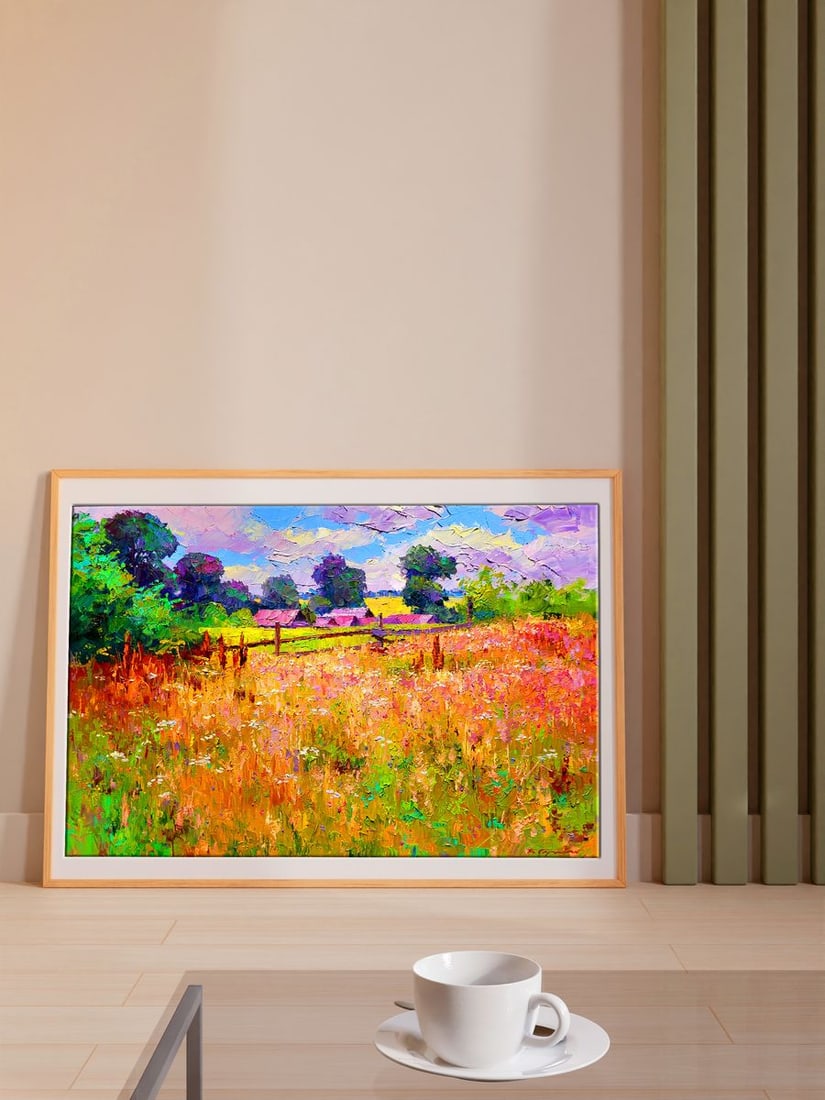 Oil painting Gremyach village Boris Serdyuk - 3