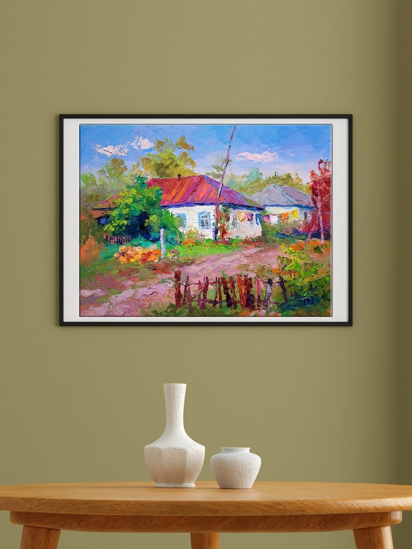 Oil painting Harvest Boris Serdyuk - 2