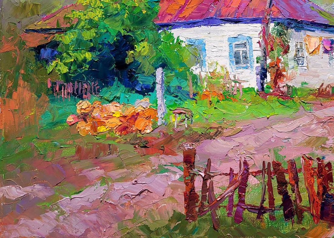 Oil painting Harvest Boris Serdyuk - 6