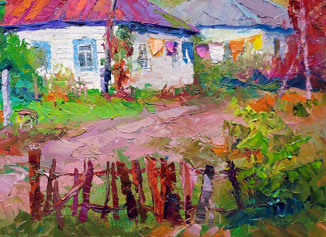 Oil painting Harvest Boris Serdyuk - 7