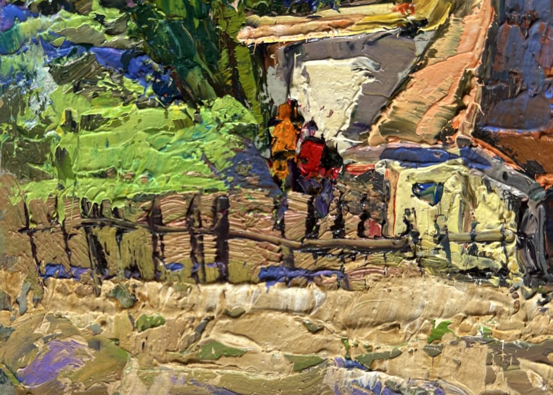 Oil painting The beginning of autumn days Oksana Kalenyuk - 6