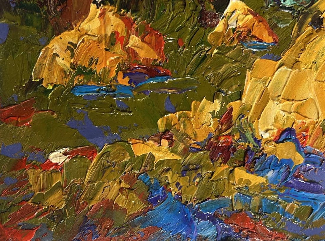 Oil painting Returning from the field in the evening Alex Kalenyuk - 6