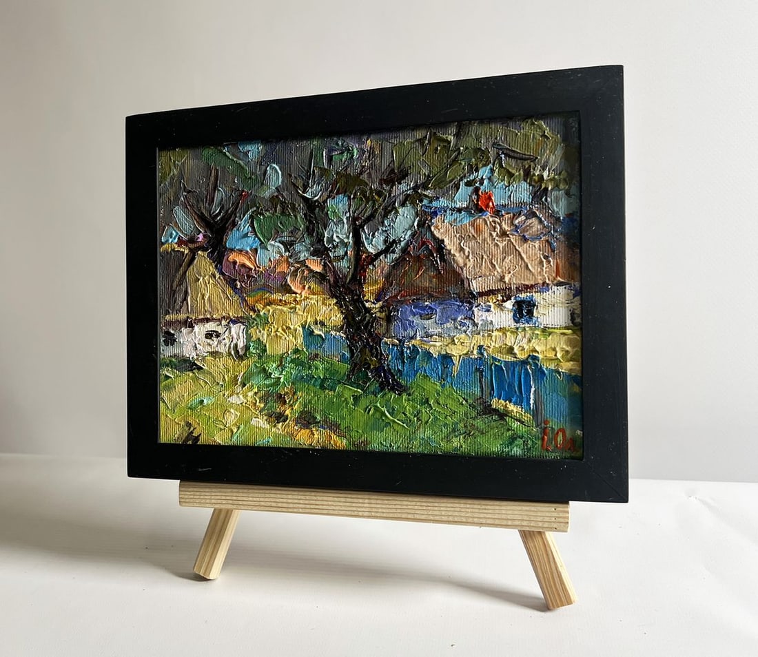 Oil painting Country summer morning Alex Kalenyuk - 2