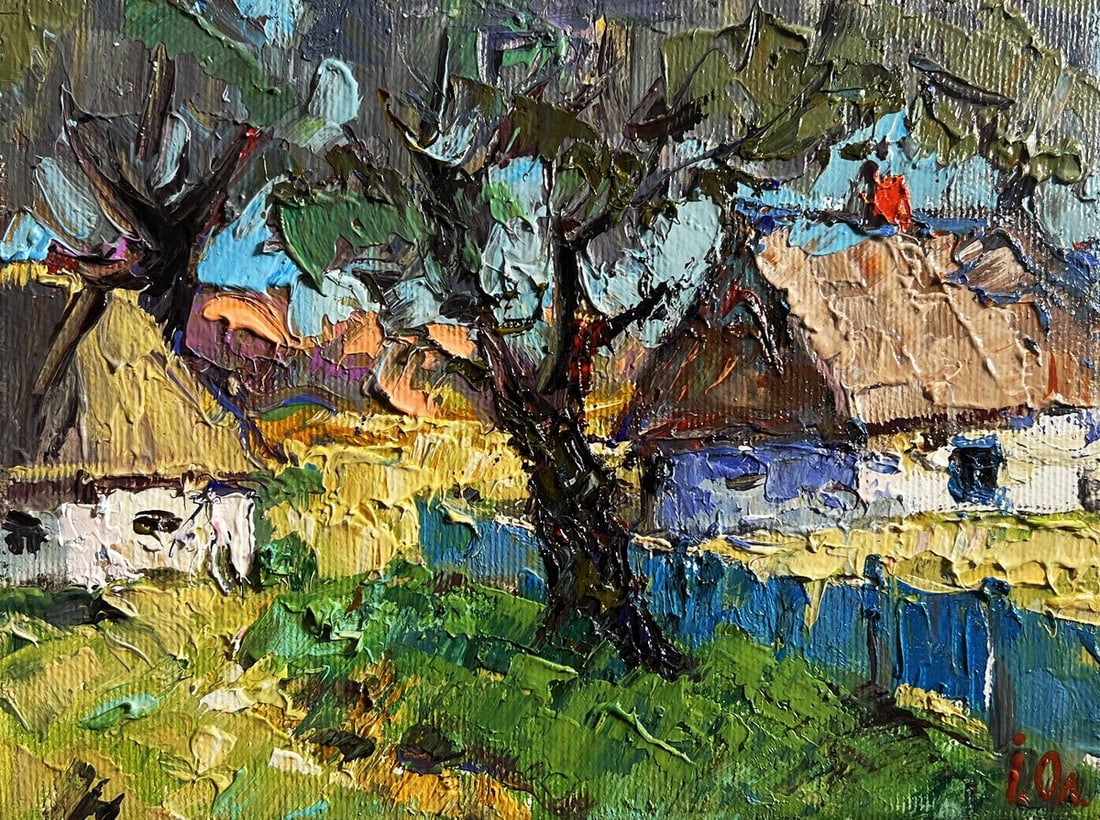 Oil painting Country summer morning Alex Kalenyuk - 3