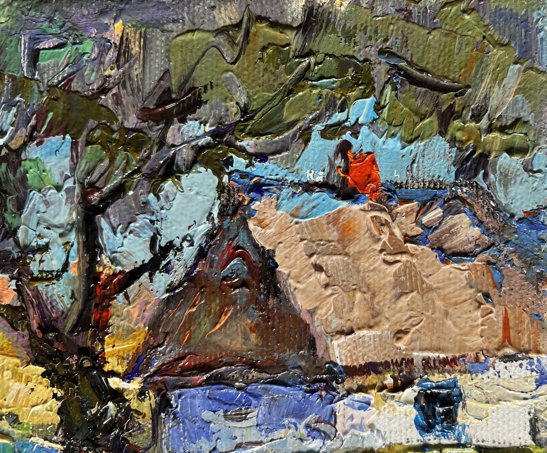 Oil painting Country summer morning Alex Kalenyuk - 4