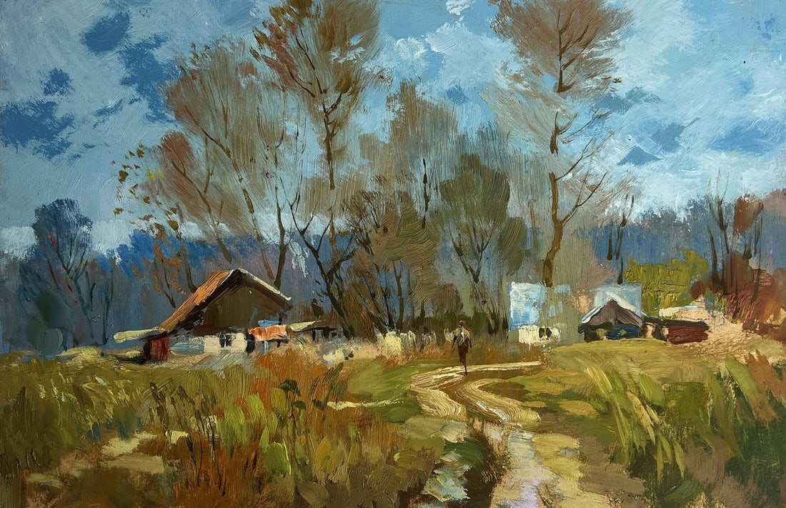 Oil painting I'm going back home Yuriy Suprunchuk - 3