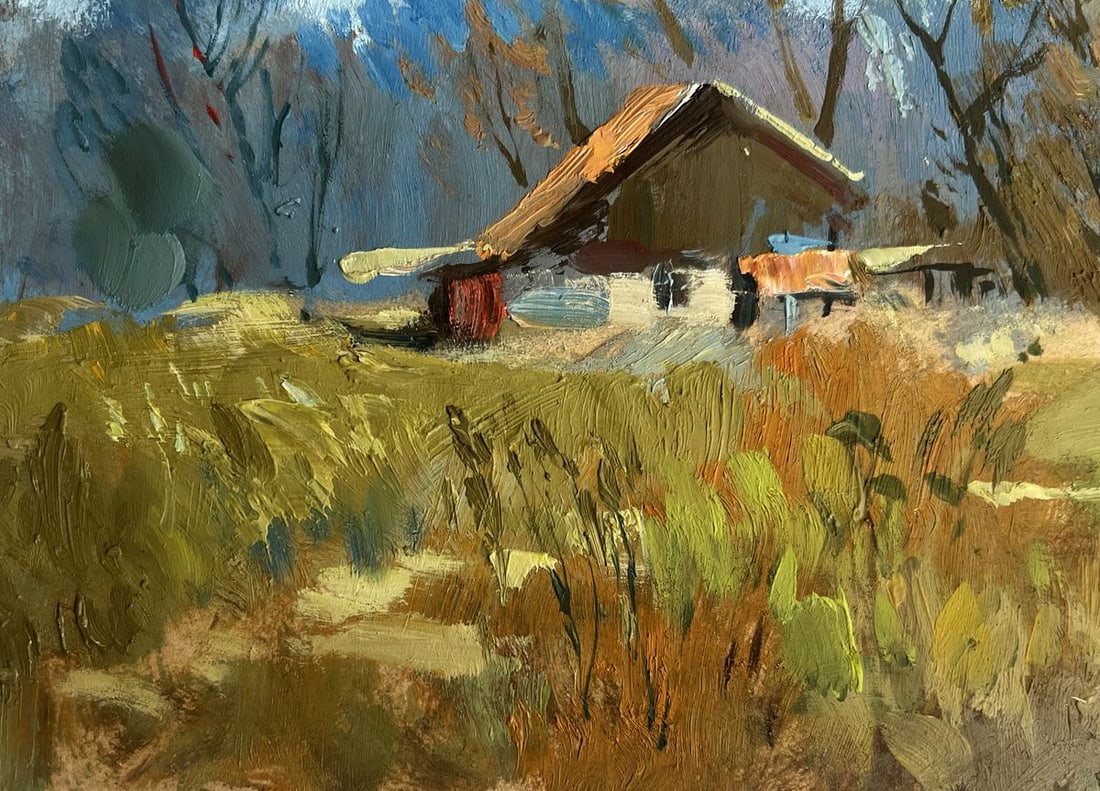 Oil painting I'm going back home Yuriy Suprunchuk - 7