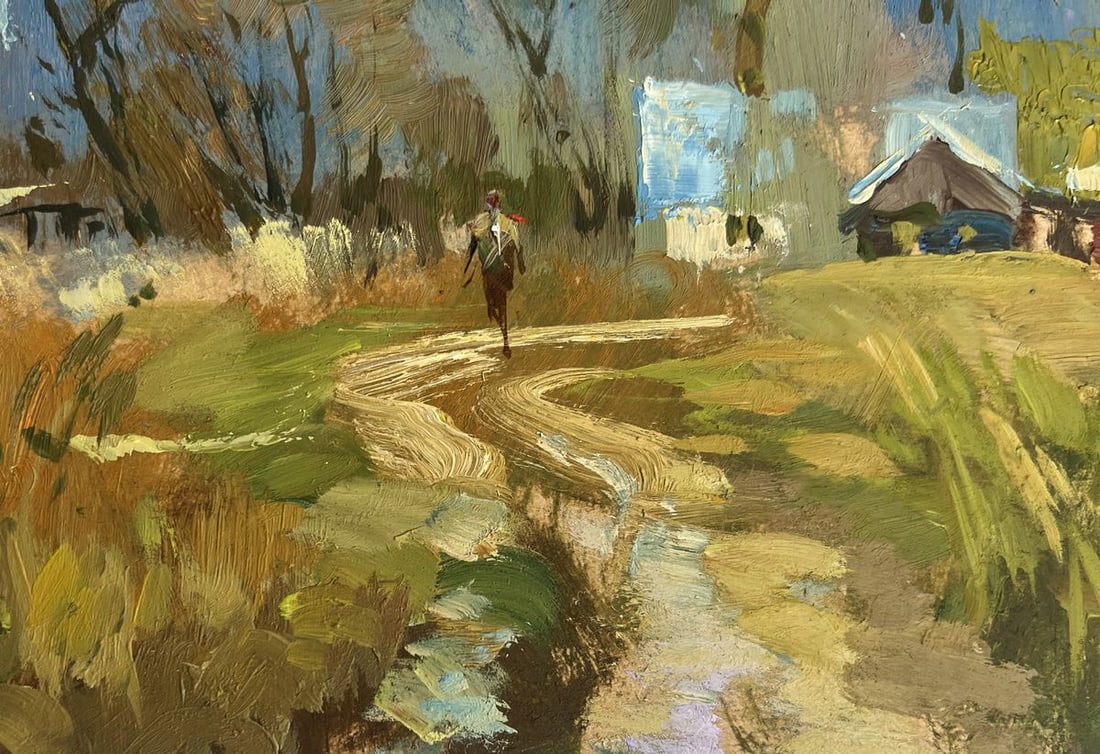 Oil painting I'm going back home Yuriy Suprunchuk - 8