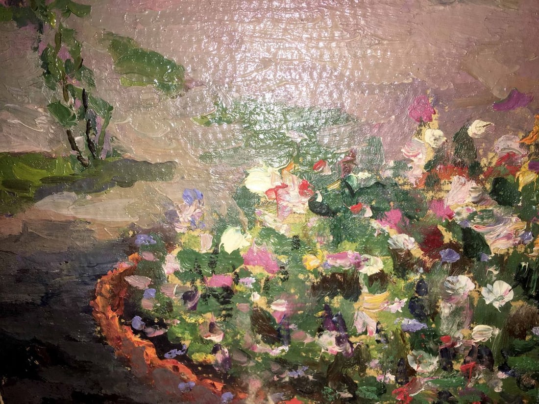 Tourist gathering oil painting Lednev Dmitry - 5