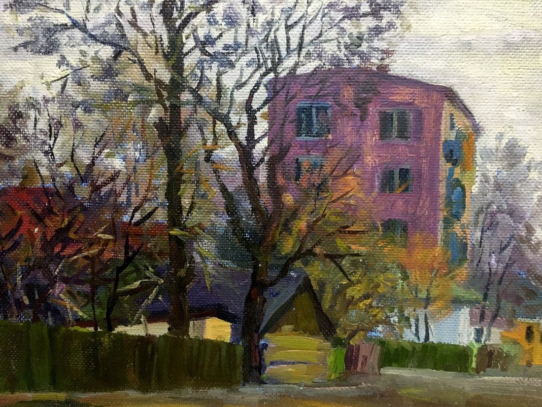 Konotop street oil painting Ivanenko Mikhail Aleksandrovich - 3
