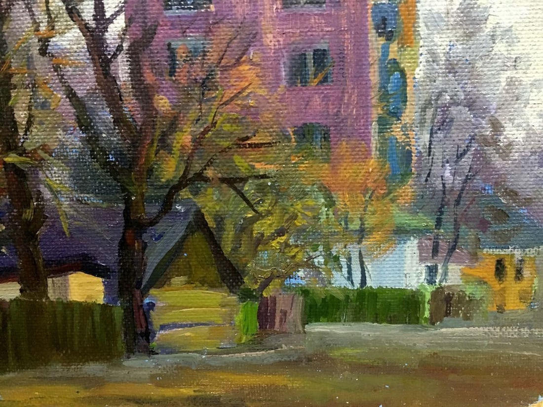 Konotop street oil painting Ivanenko Mikhail Aleksandrovich - 5