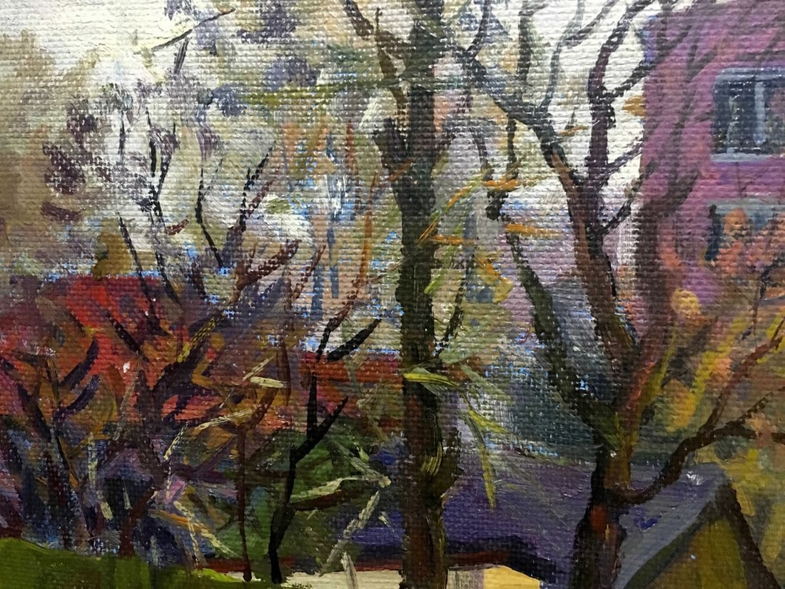 Konotop street oil painting Ivanenko Mikhail Aleksandrovich - 7