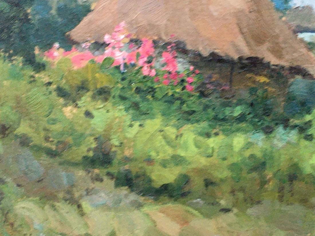 Oil painting Lonely woman's hut Tsyupka Ivan Kirillovich - 6