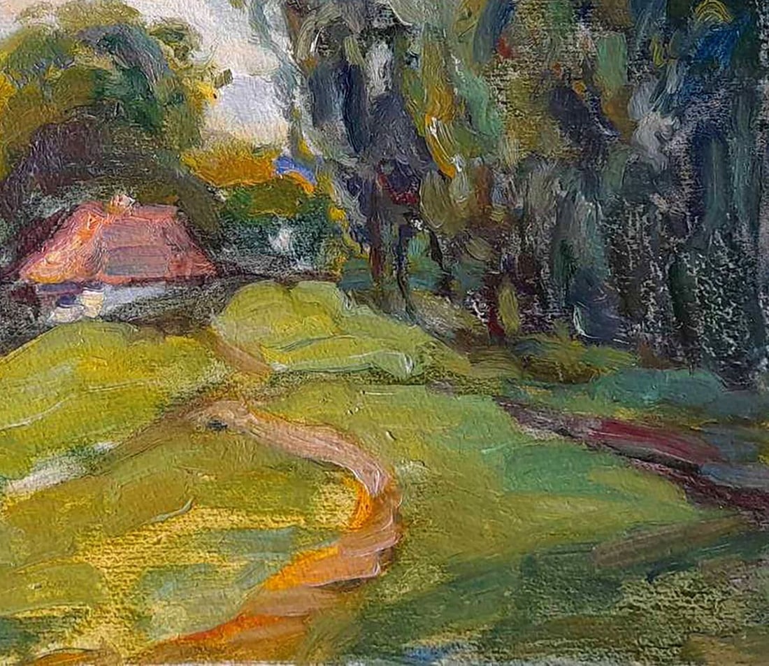 Oil painting Village view Kovalenko Ivan Mikhailovich - 5