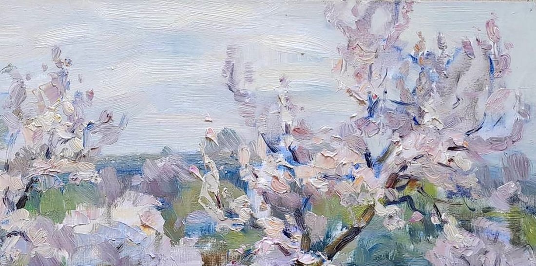 Oil painting Well in the yard Kovalenko Ivan Mikhailovich - 3