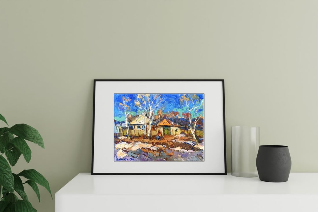 Oil painting March Kalenyuk Alex - 2