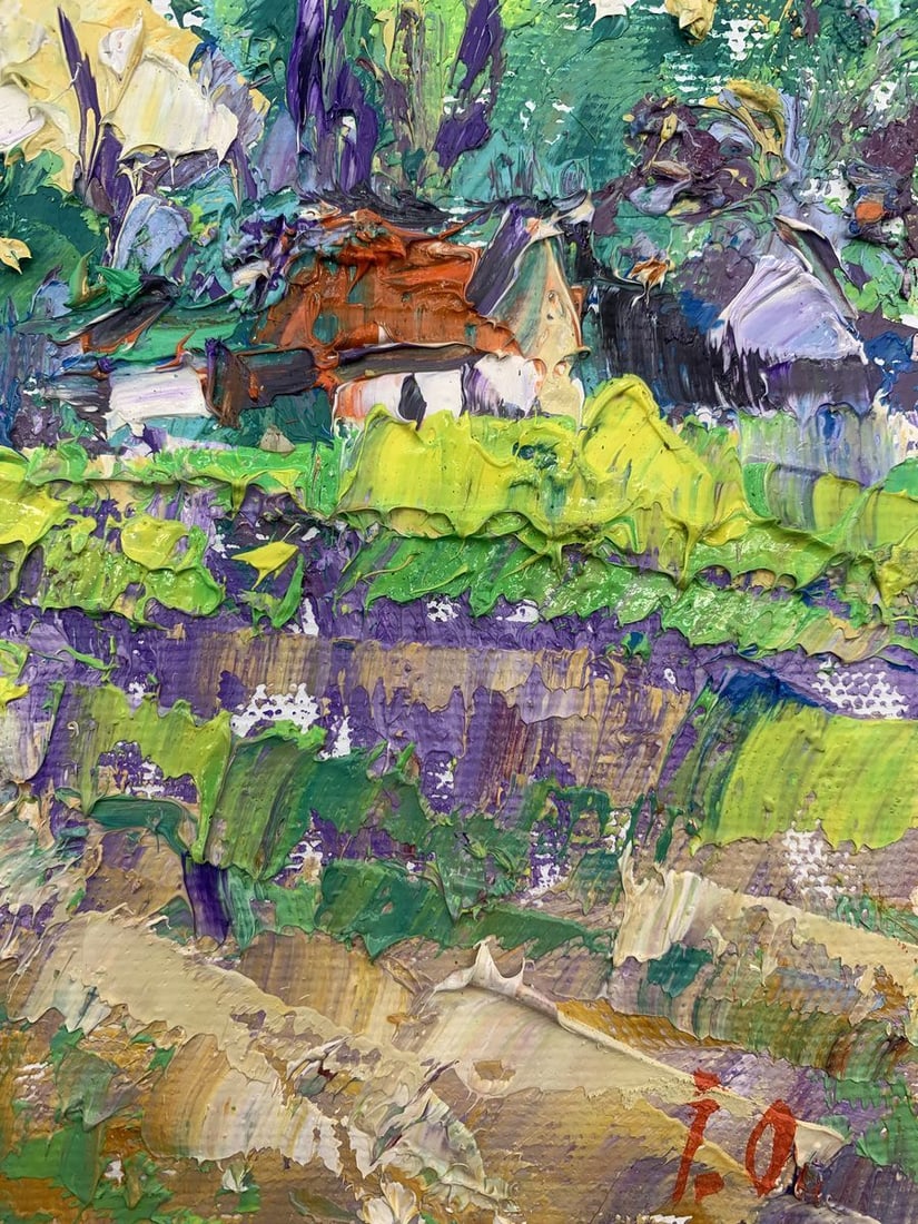 Oil painting Edge of the village Kalenyuk Alex - 11