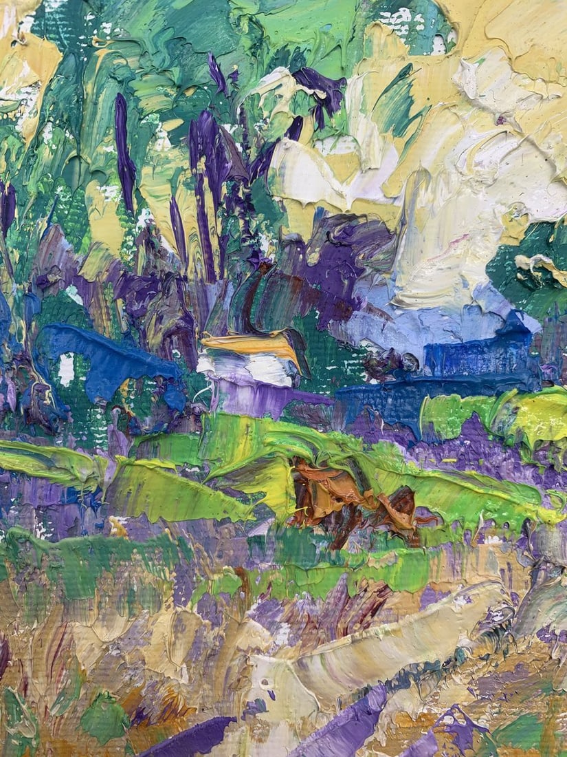 Oil painting Edge of the village Kalenyuk Alex - 4