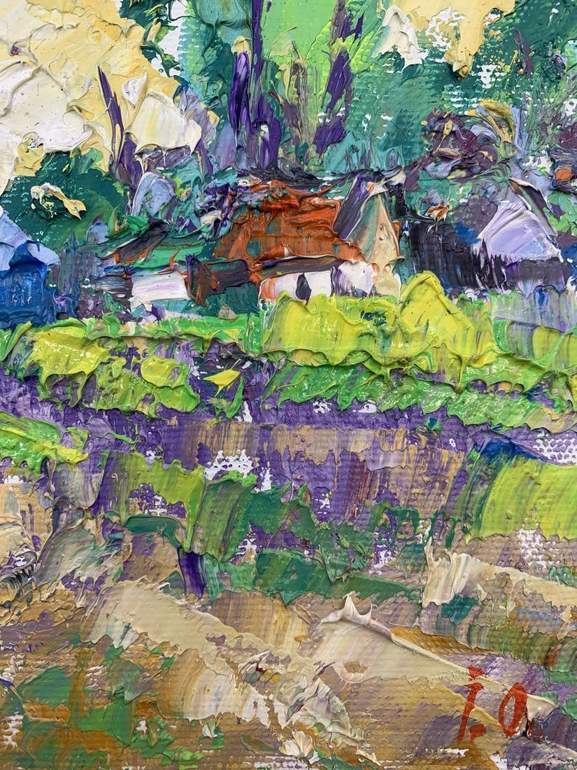 Oil painting Edge of the village Kalenyuk Alex - 9