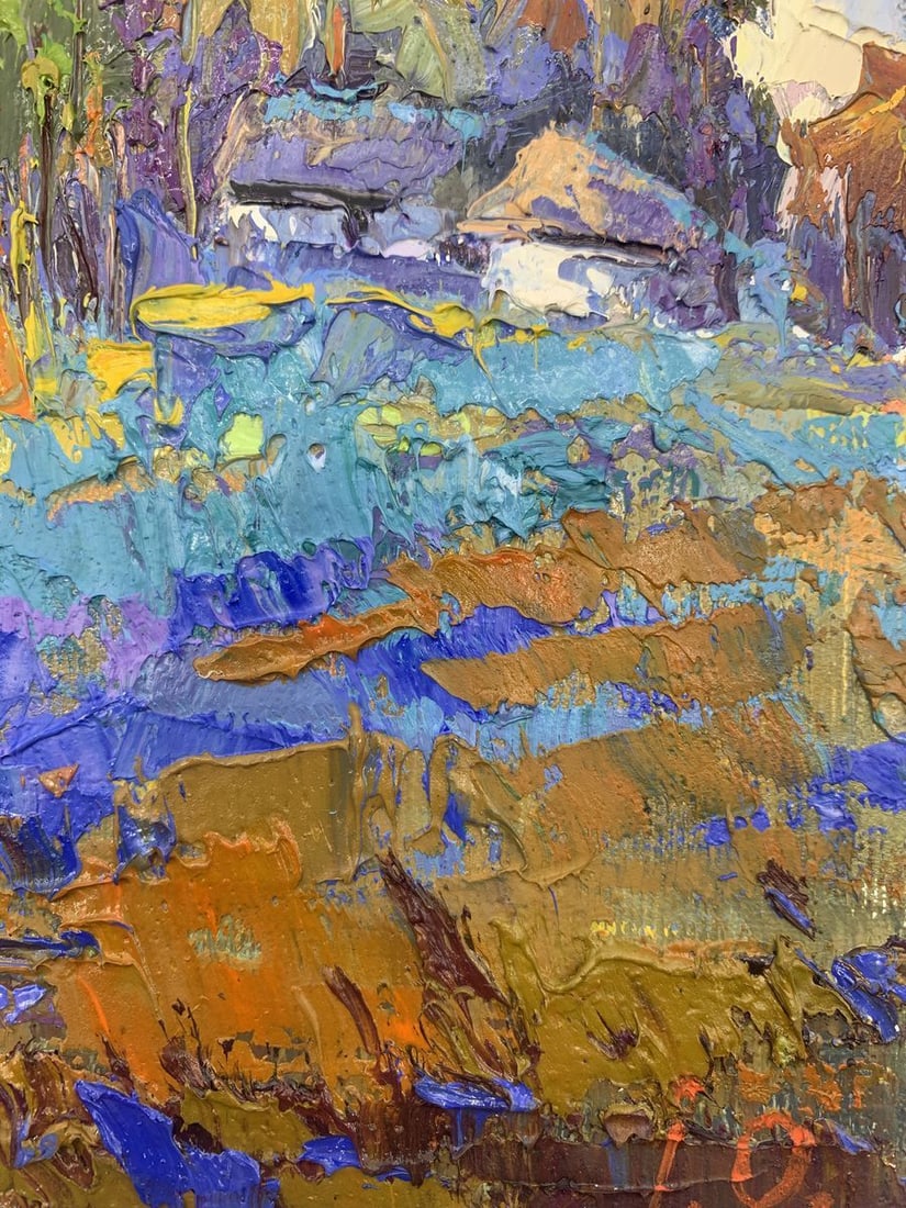 Oil painting Edge of the village Kalenyuk Oksana - 10