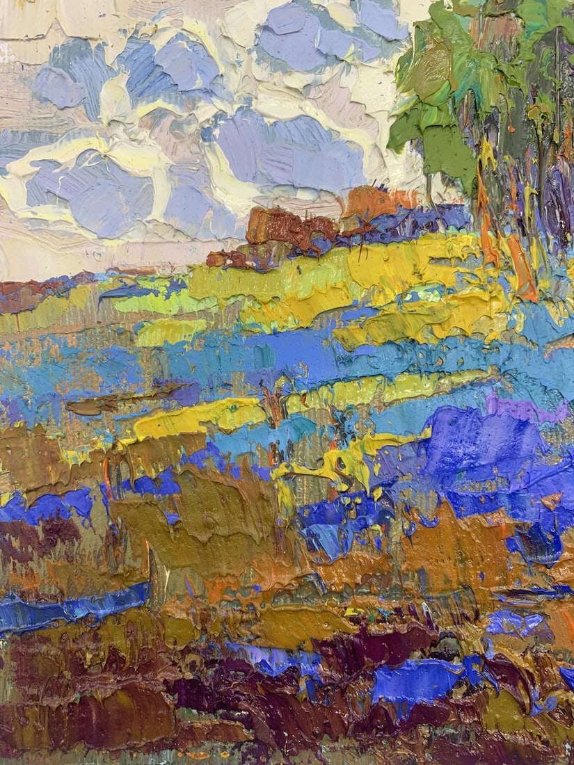 Oil painting Edge of the village Kalenyuk Oksana - 5