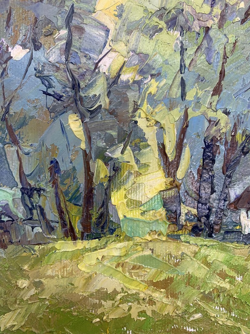 Oil painting Edge of the village Kalenyuk Alex - 5