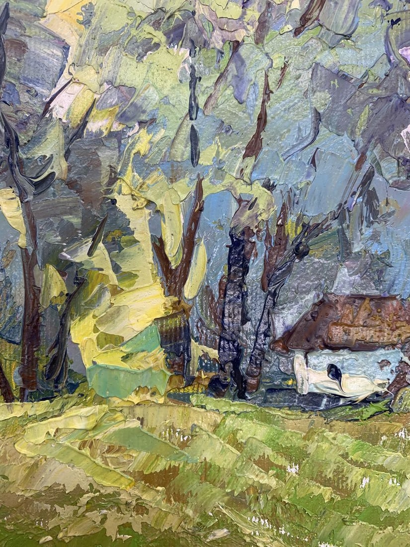 Oil painting Edge of the village Kalenyuk Alex - 6