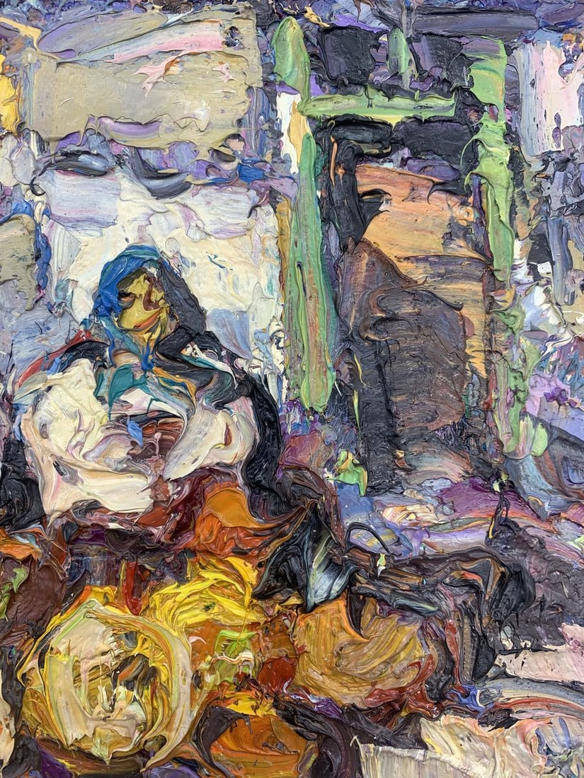 Oil painting Near the threshold Kalenyuk Oksana - 10