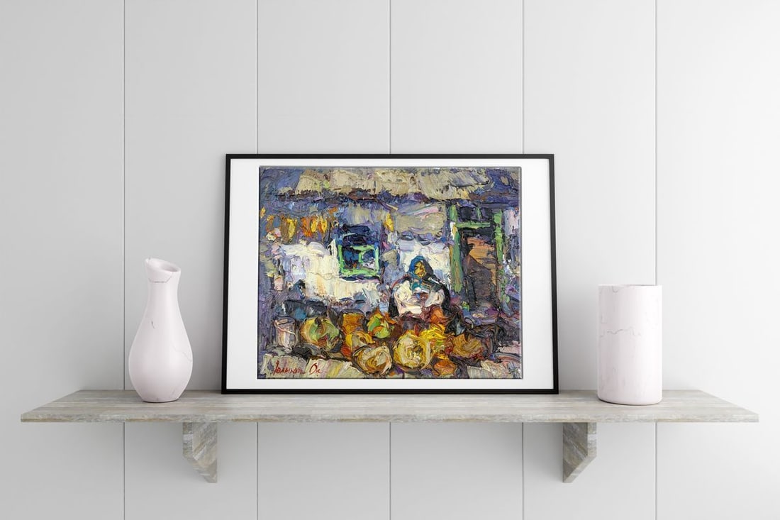 Oil painting Near the threshold Kalenyuk Oksana - 2