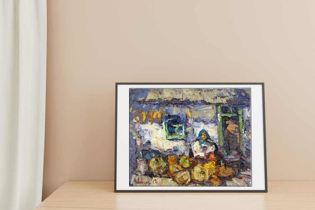 Oil painting Near the threshold Kalenyuk Oksana - 3