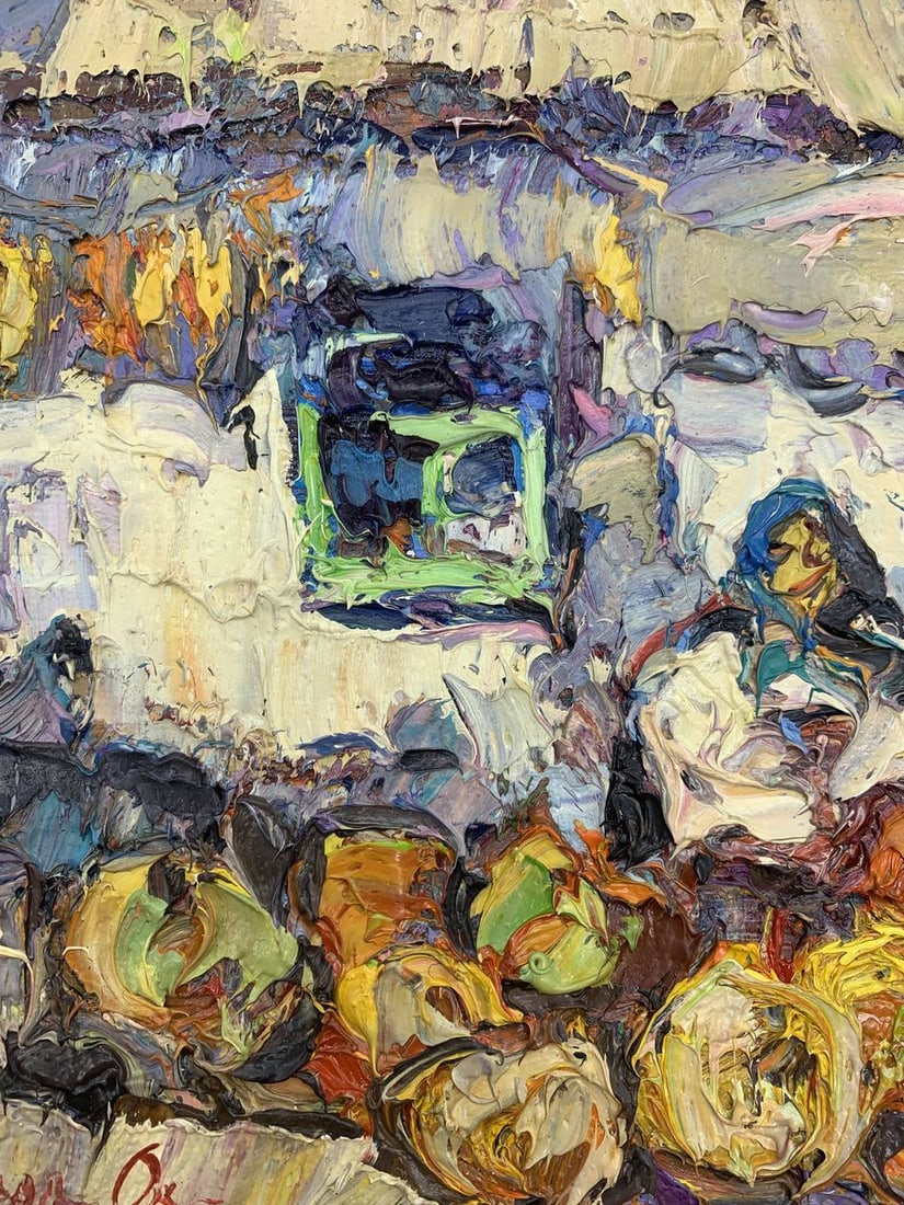 Oil painting Near the threshold Kalenyuk Oksana - 5