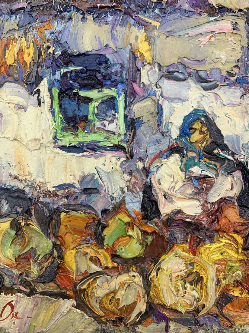 Oil painting Near the threshold Kalenyuk Oksana - 6