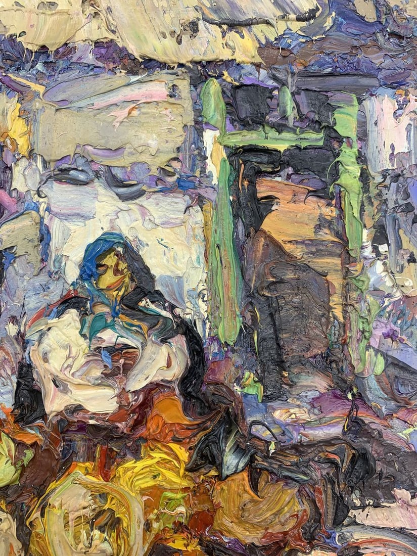 Oil painting Near the threshold Kalenyuk Oksana - 8