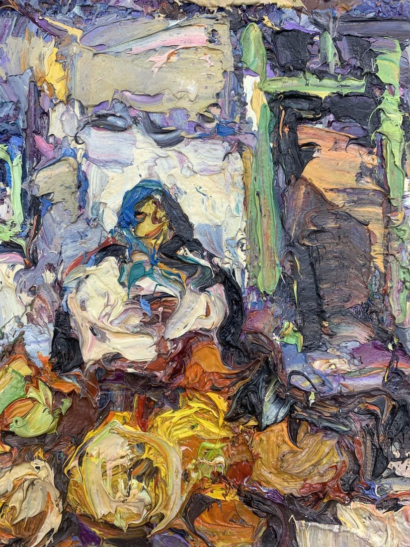 Oil painting Near the threshold Kalenyuk Oksana - 9