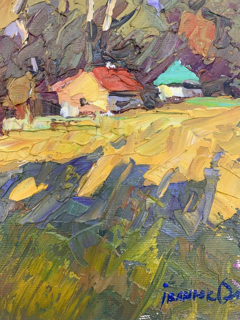 Oil painting Edge of the village Kalenyuk Alex - 11