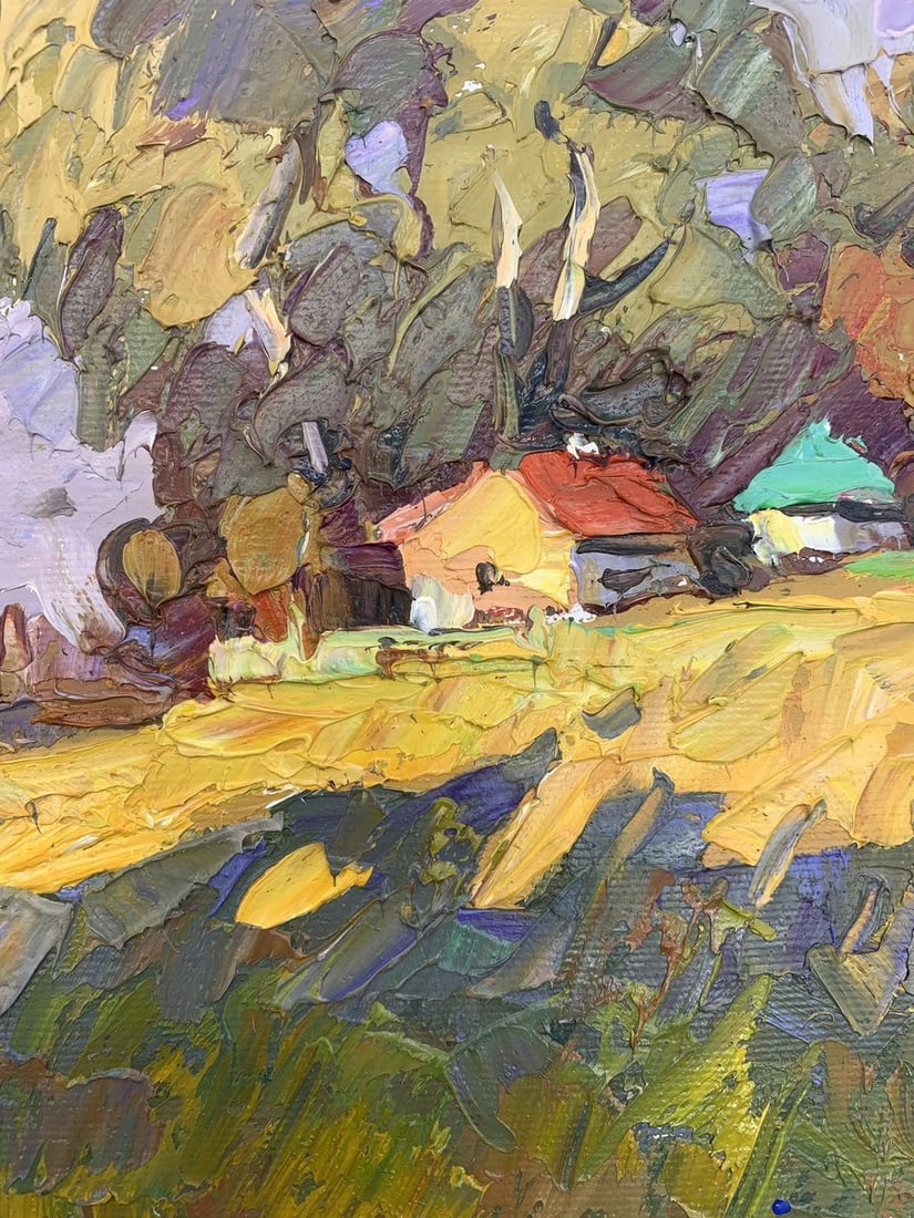Oil painting Edge of the village Kalenyuk Alex - 8
