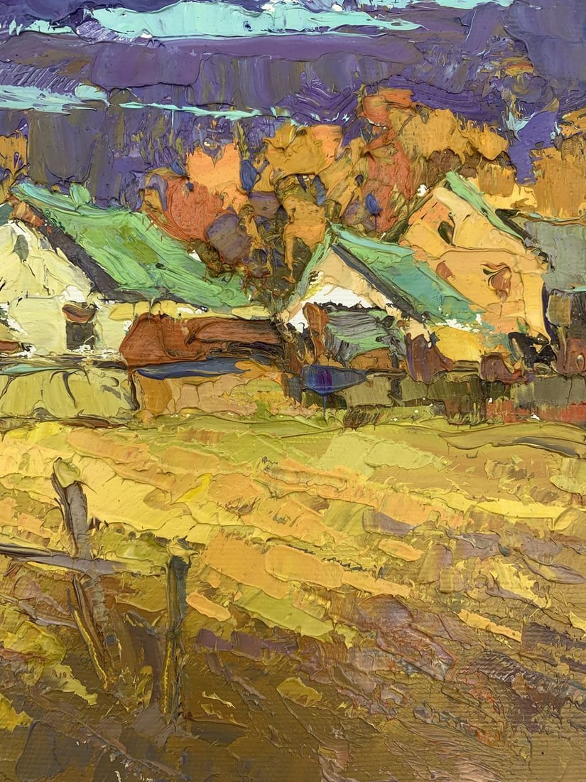 Oil painting Warm evening Kalenyuk Oksana - 11