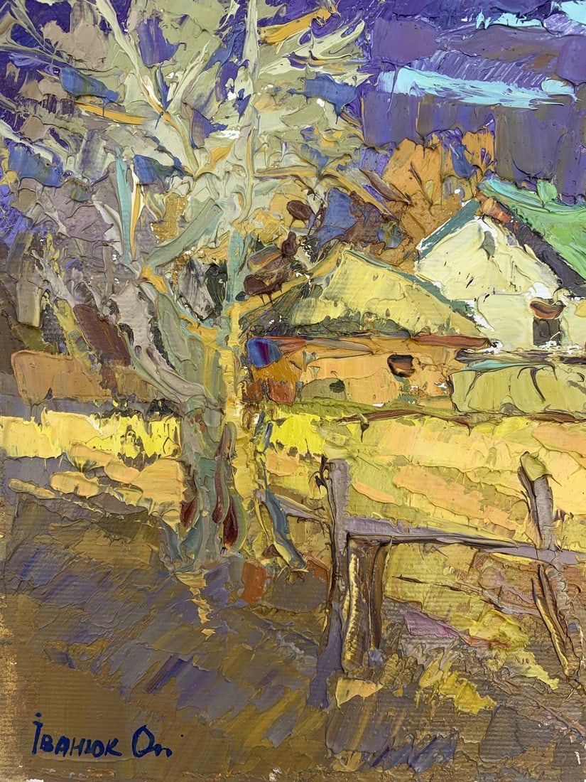 Oil painting Warm evening Kalenyuk Oksana - 5