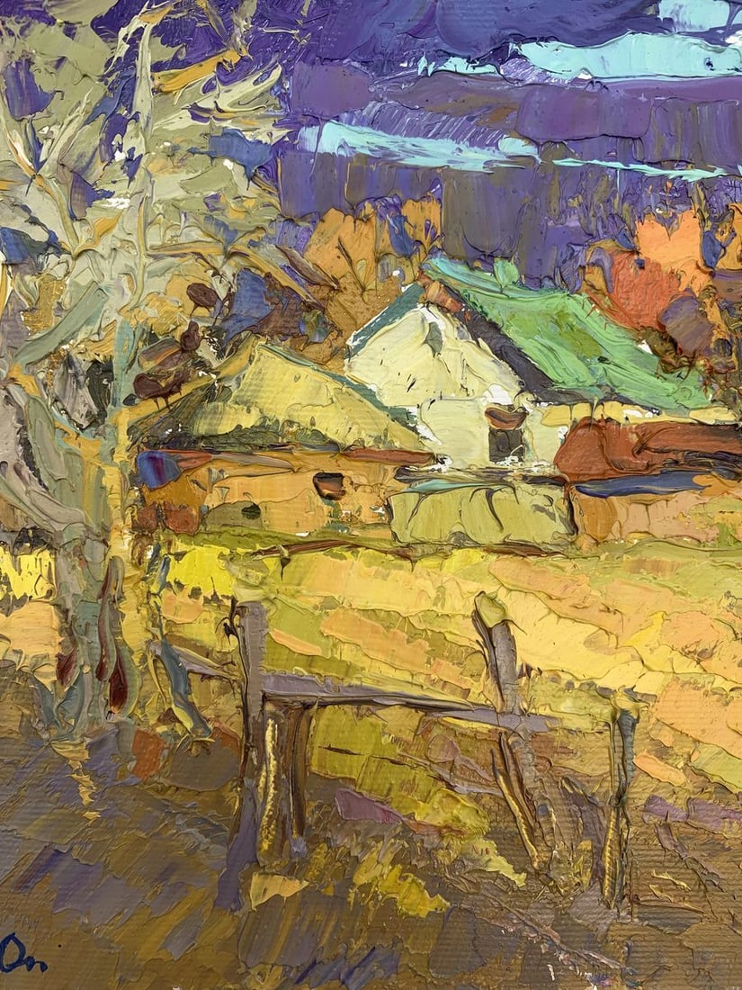 Oil painting Warm evening Kalenyuk Oksana - 6