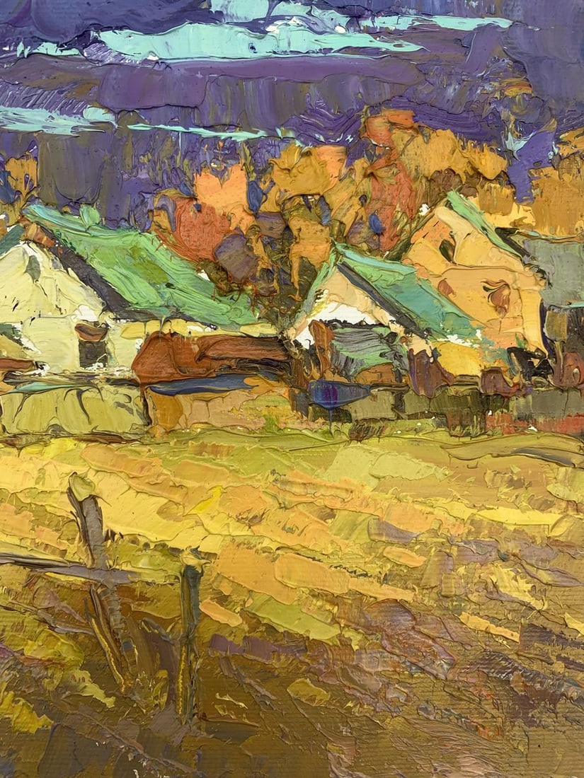 Oil painting Warm evening Kalenyuk Oksana - 9