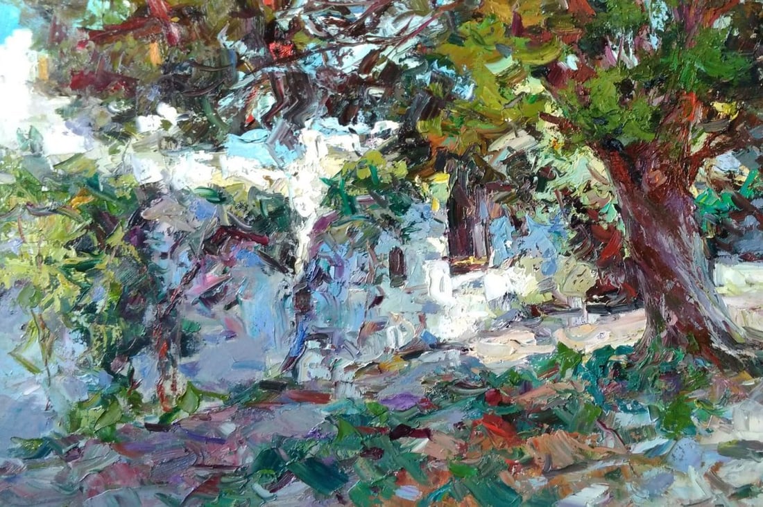 Oil painting Street of the old fortress Alexander Nikolaevich Cherednichenko - 4