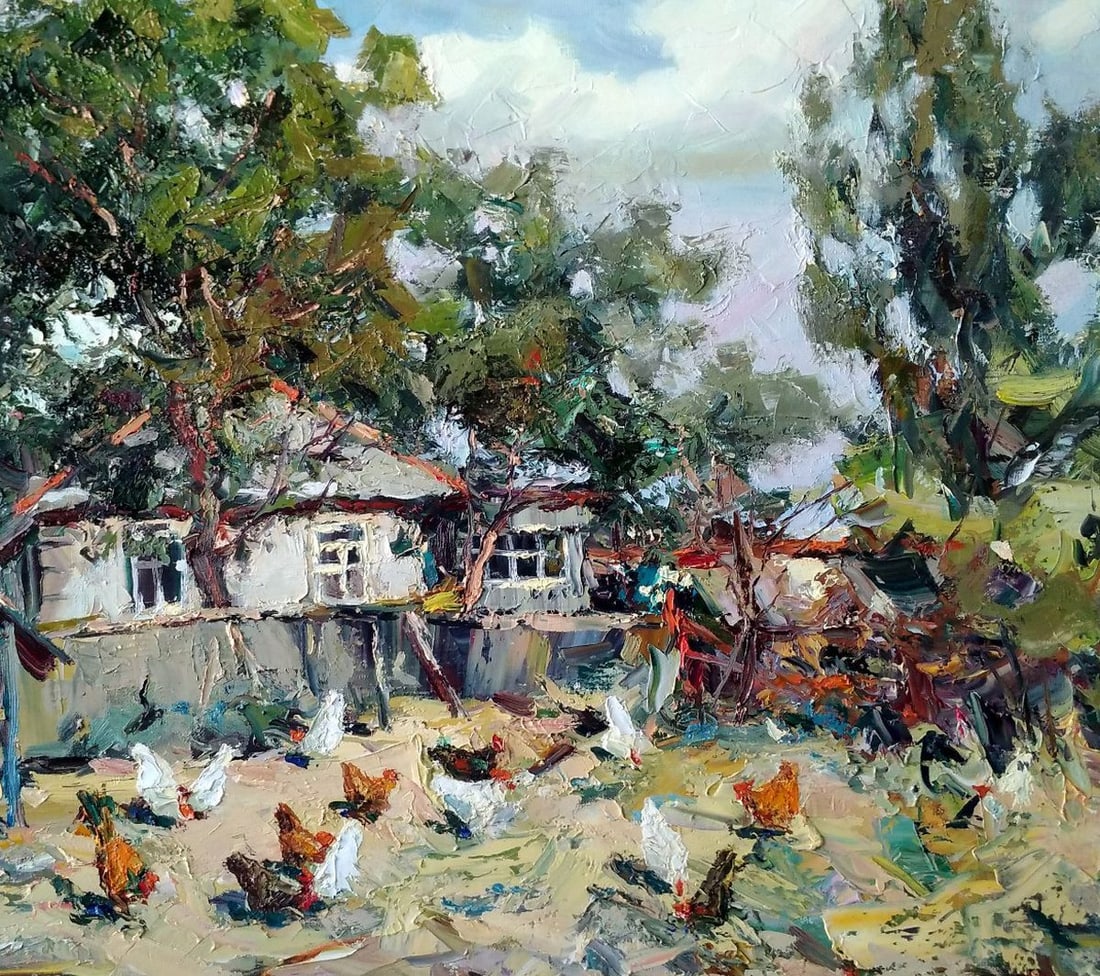 Oil painting House Alexander Nikolaevich Cherednichenko - 2