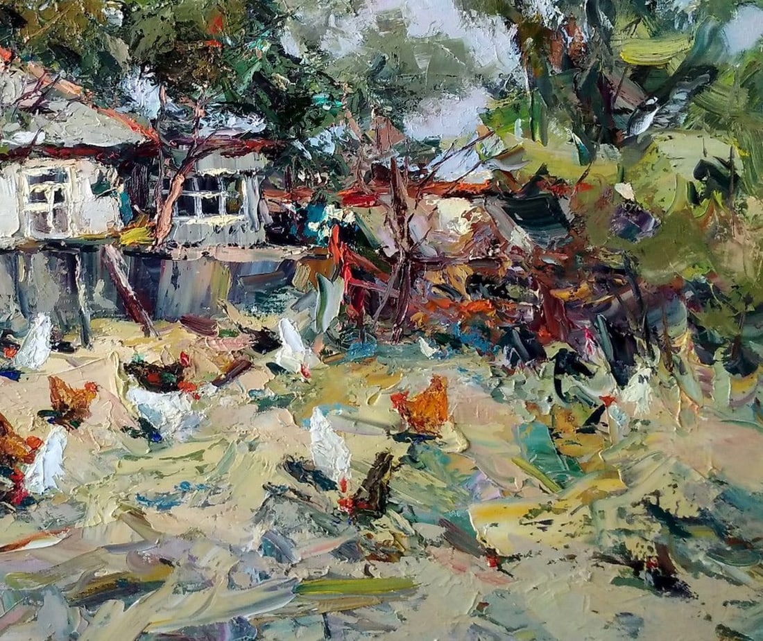 Oil painting House Alexander Nikolaevich Cherednichenko - 3
