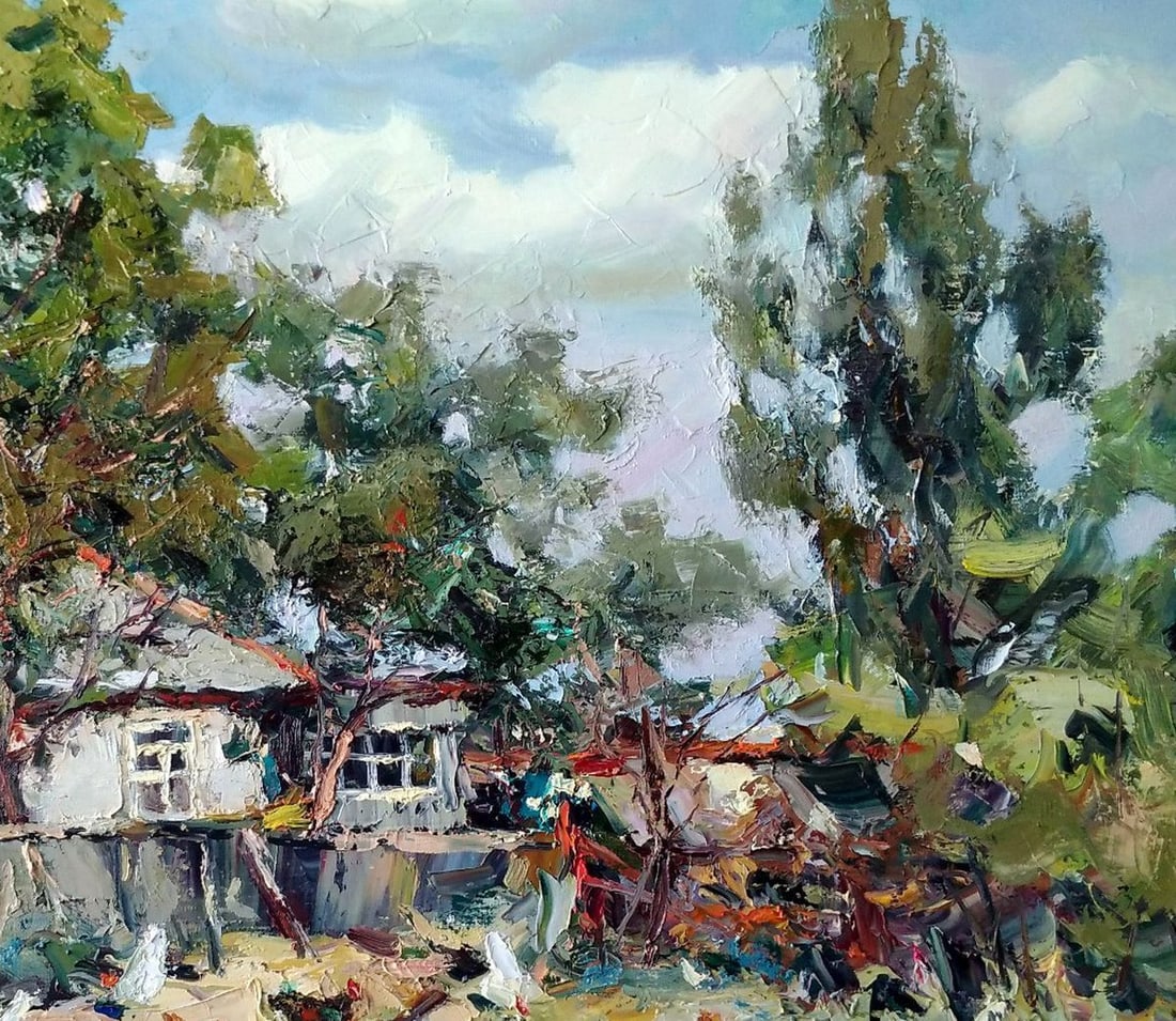 Oil painting House Alexander Nikolaevich Cherednichenko - 4
