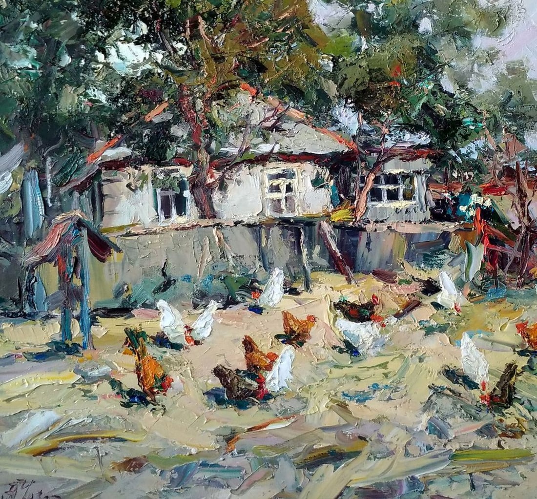Oil painting House Alexander Nikolaevich Cherednichenko - 6