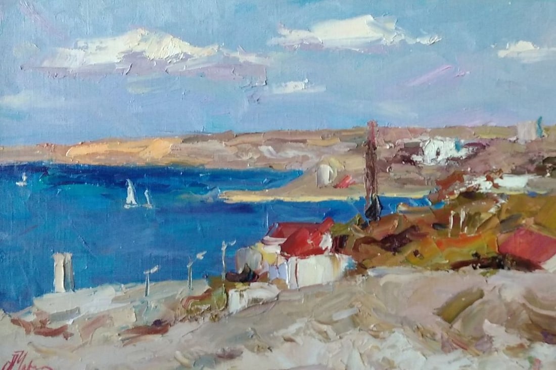 Oil painting Monastery Alexander Nikolaevich Cherednichenko - 3