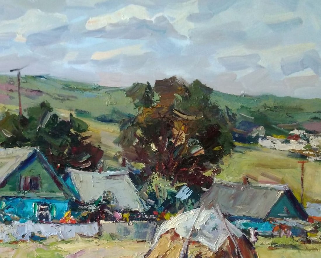 Oil painting Repin's house Alexander Nikolaevich Cherednichenko - 2