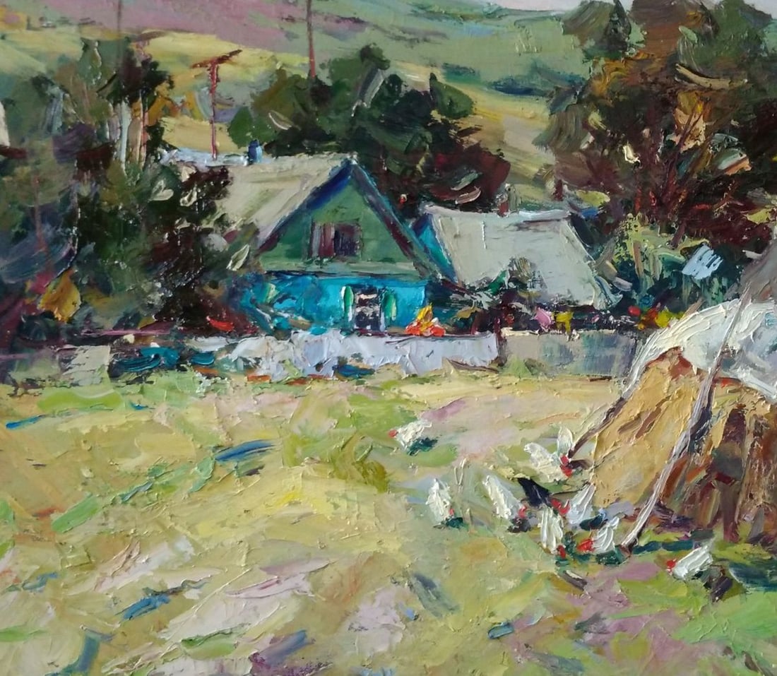 Oil painting Repin's house Alexander Nikolaevich Cherednichenko - 3